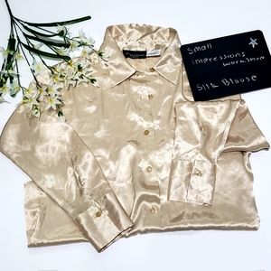 Size Small Impressions Workshop Silk Blouse